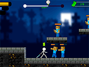 Stickman vs Zombies WorldCraft