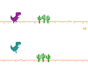 2 Player Dino Run