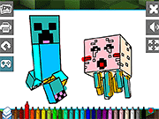 Minecraft Fun Coloring Book