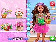 Princess Flower Fashion Look