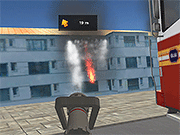 Flying Fire Truck Driving Sim