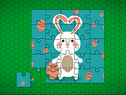 Easter Bunny Eggs Jigsaw