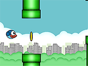 Flying Blue Bird