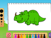 Coloring Book Dinosaurs