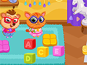 Lovely Virtual Cat at School
