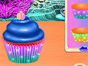 Mermaid Glitter Cupcakes