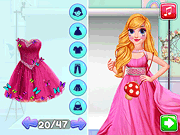Fashionista Watercolor Fantasy Dress