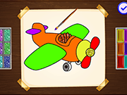 Coloring Book: Vehicles