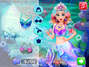 Mermaid Underwater Sand Castle Deco
