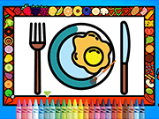 Color and Decorate Dinner Plate