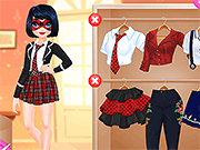 Dotted Girl Back to School