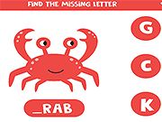 Find the Missing Letter