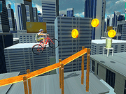 Bike Stunts of Roof