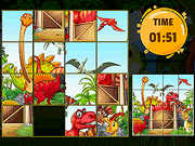 Dino Sliding Puzzles