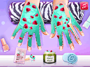 Blonde Princess Jelly Nails Spa