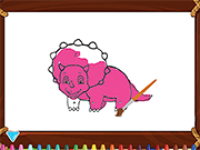 Cute Dinosaurs Coloring