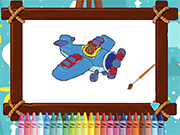 Cute Planes Coloring