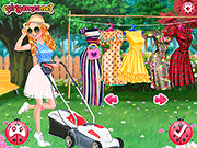 Princesses Gardening in Style