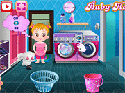 Baby Hazel Laundry Time