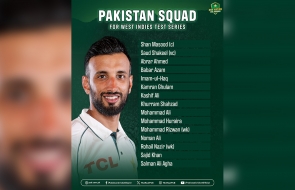  Pakistan name squad for West Indies Tests 