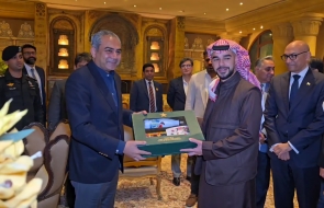  Chairman PCB Mohsin Naqvi meets Chairman Saudi Arabian Cricket Federation 