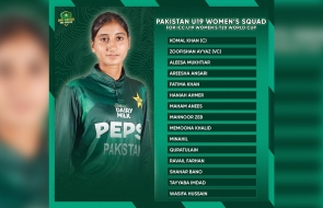  Komal Khan to lead Pakistan in ICC U19 Women's T20 World Cup 