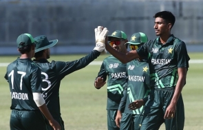  Huzaifa five-fer guides Pakistan U19 to third successive win 