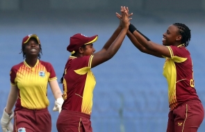  Qiana Joseph helps West Indies Women A to their first win in the T20 tri-series 